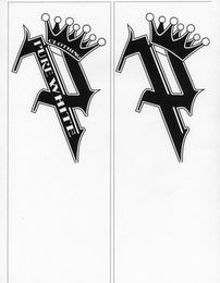 P PURE WHITE CLOTHING P logo