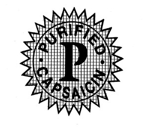 P PURIFIED CAPSAICIN logo