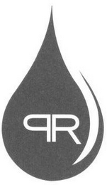 P R logo