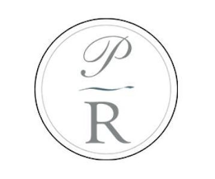 P R logo