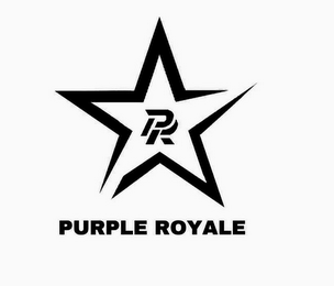 P R PURPLE ROYALE logo