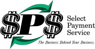 $P$ SELECT PAYMENT SERVICE THE BUSINESS BEHIND YOUR BUSINESS. logo