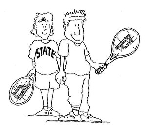 P STATE logo