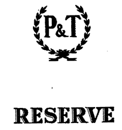 P & T RESERVE logo