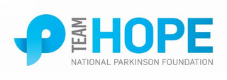 P TEAM HOPE NATIONAL PARKINSON FOUNDATION logo
