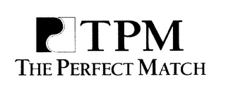 P TPM THE PERFECT MATCH logo