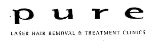 P U R E LASER HAIR REMOVER & TREATMENT CLINICS logo