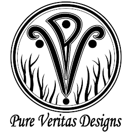P V PURE VERITAS DESIGNS logo