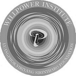 P WILLPOWER INSTITUTE LUANGPHOR VIRIYANG SIRINTHARO FOUNDATION logo