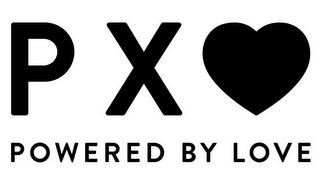 P X POWERED BY LOVE logo