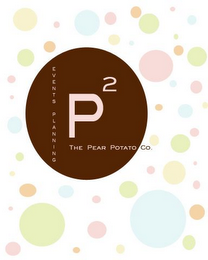 P2 THE PEAR POTATO CO. EVENTS PLANNING logo