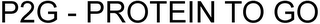 P2G - PROTEIN TO GO logo