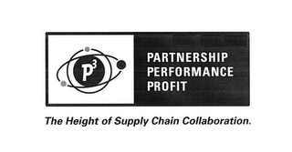 P3 PARTNERSHIP PERFORMANCE PROFIT THE HEIGHT OF SUPPLY CHAIN COLLABORATION logo