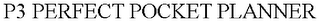 P3 PERFECT POCKET PLANNER logo