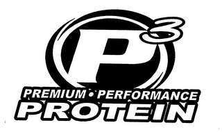 P3 PREMIUM PERFORMANCE PROTEIN logo
