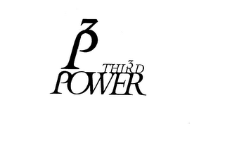 P3 THIRD 3 POWER logo