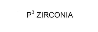 P3 ZIRCONIA logo