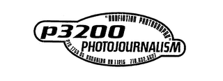 P3200 PHOTOJOURNALISM "NONFICTION PHOTOGRAPHY" 210 17TH STREET BROOKLYN NY 11215 718.832.5627 logo