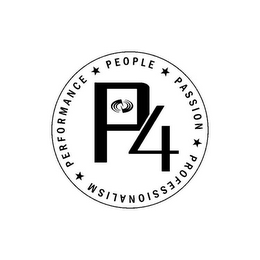 P4 PERFORMANCE PEOPLE PASSION PROFESSIONALISM logo