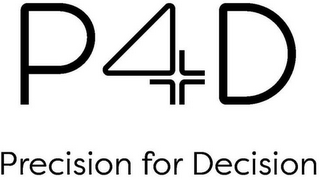 P4D PRECISION FOR DECISION logo