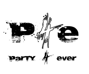 P4E PARTY 4 EVER logo