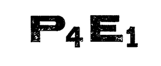 P4E1 logo