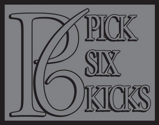 P6 PICK SIX KICKS logo