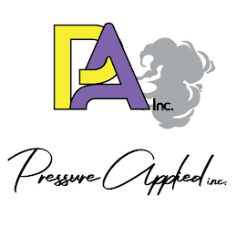PA INC. PRESSURE APPLIED INC. logo