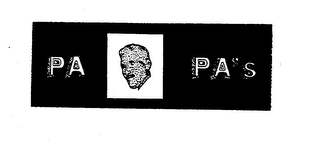 PA PA'S logo