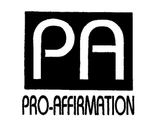 PA PRO-AFFIRMATION logo