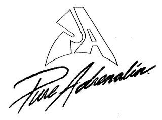 PA PURE ADRENALIN SPORTSWEAR logo
