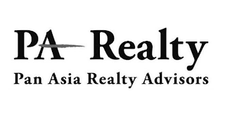 PA REALTY PAN ASIA REALTY ADVISORS logo