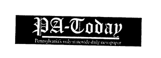 PA - TODAY PENNSYLVANIA'S ONLY STATEWIDE DAILY NEWSPAPER logo