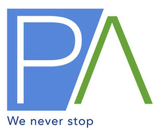 PA WE NEVER STOP logo