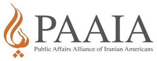 PAAIA PUBLIC AFFAIRS ALLIANCE OF IRANIAN AMERICANS logo
