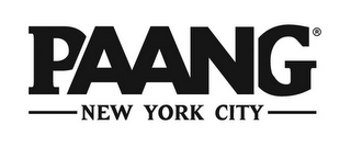 PAANG NEW YORK CITY logo