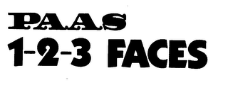 PAAS 1-2-3 FACES
