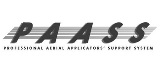 PAASS PROFESSIONAL AERIAL APPLICATORS' SUPPORT SYSTEM logo