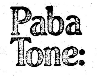 PABA TONE: logo