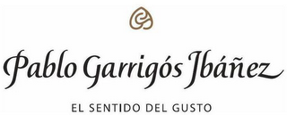 PABLO GARRIGÓS IBÁÑEZ EL SENTIDO DEL GUSTO logo