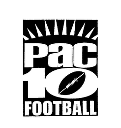 PAC 10 FOOTBALL logo