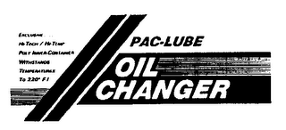 PAC-LUBE OIL CHANGER logo
