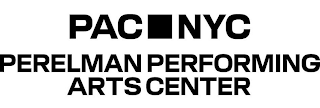 PAC NYC PERELMAN PERFORMING ARTS CENTER logo