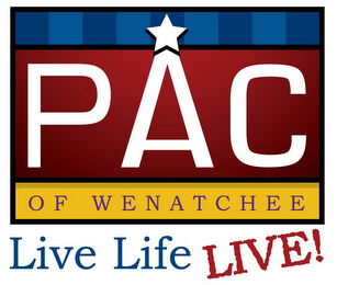 PAC OF WENATCHEE LIVE LIFE LIVE! logo