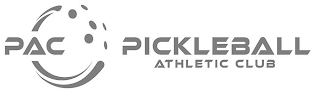 PAC PICKLEBALL ATHLETIC CLUB logo