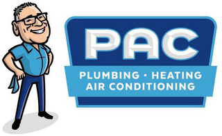 PAC PLUMBING · HEATING AIR CONDITIONING logo