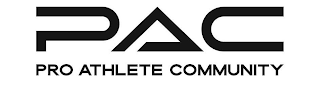 PAC PRO ATHLETE COMMUNITY logo