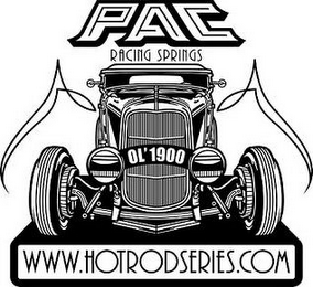 PAC RACING SPRINGS OL' 1900 WWW.HOTRODSERIES.COM logo