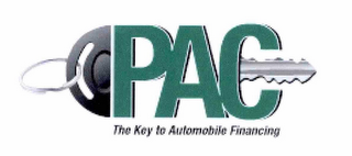 PAC THE KEY TO AUTOMOBILE FINANCING logo