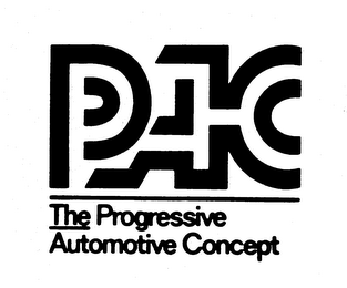 PAC THE PROGRESSIVE AUTOMOTIVE CONCEPT logo